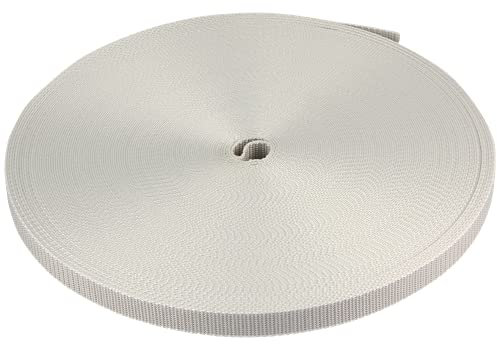Gurtband 18mm Breite Farbe grau 50m-Rolle Rolladengurt für Rolladen