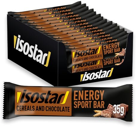 Isostar High Energy Bar Box 30 Riegel 35g Chocolate