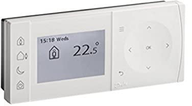Danfoss 087N7864 Electronic Tpone-RF, 230 V, Bianco-Programmable Digital Room Thermostat, Optimizes Efficiency and Comfort-Energy Saving, Easy to Use(White)
