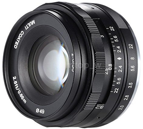 Meike Optics 50mm f 2.0 Manualfokus Objektive per Sony E-Mount