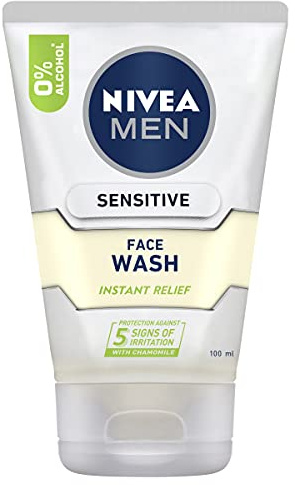 Nivea For Men Sensitive Face Wash 100Ml