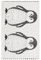 Teppich weiß / schwarz Baumwolle 60 x 90 cm Pinguin-Muster Kinderteppich