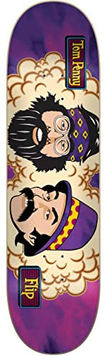 Flip Toms Friends Purple Haze 8.13x32 Deck Skateboard, Mehrfarbig (Mehrfarbig), 8,13 x 32,0