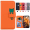 Hülle iPhone 11 Pro, iPhone 11 Pro Case, Stoßfeste Schutzhülle, Handyhülle iPhone 11 Pro, iPhone 11 Pro Hülle, Klapphüllen Flip Wallet Karikatur Handyhülle für iPhone 11 Pro(5,8), Frosch, Orange