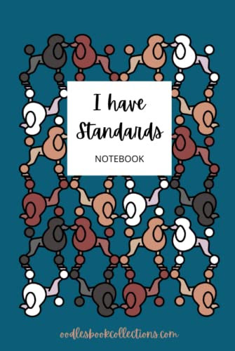 I Have Standards: Poodle Notebook (Blue) (I Have Standards Notebooks)