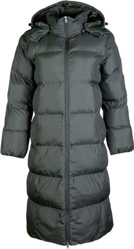 HKM Damen Mantel extra lang Preston tannengrün L
