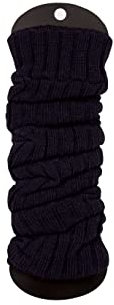 Ateena Stulpen Damen Navy blau, Stulpen Damen Wolle, Knöchelwärmer, Beinwärmer Acrylic mit Wolle, Maximaler Wadenumfang – 40 cm, Länge – 60 cm
