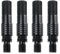 EMSea 4 Stück 3/8 Zoll Angelalarm Stecker Angeln Bissanzeiger Schnellspanner Adapter Angelrutenhalter Halter Stecker Abnehmbares Karpfenangelgerät