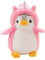 EXQULEG Pinguin Kuscheltier, Pinguin Stofftier Plüschtier, Süße Pinguin Plüsch Spielzeug Plüschpinguin Geschenke für Jungen Mädchen Kinder (A)
