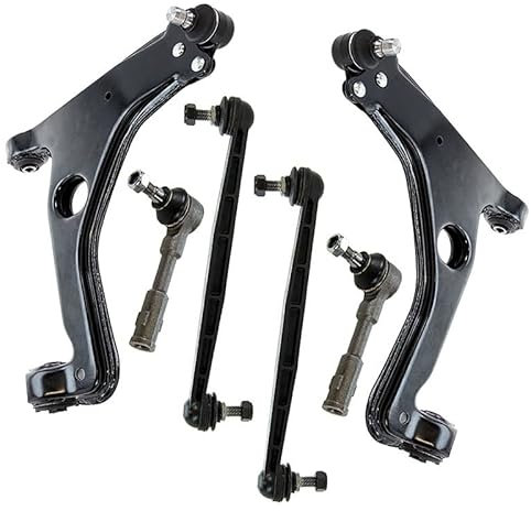 ATEC Germany 2x Querlenker Vorderachse vorne links & rechts, 2x Koppelstange vorne, 2x Spurstangenkopf, Kompatibel mit OPEL ASTRA G (T98)(F35)(F70), ZAFIRA A (T98)