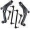 ATEC Germany 2x Querlenker Vorderachse vorne links & rechts, 2x Koppelstange vorne, 2x Spurstangenkopf, Kompatibel mit OPEL ASTRA G (T98)(F35)(F70), ZAFIRA A (T98)