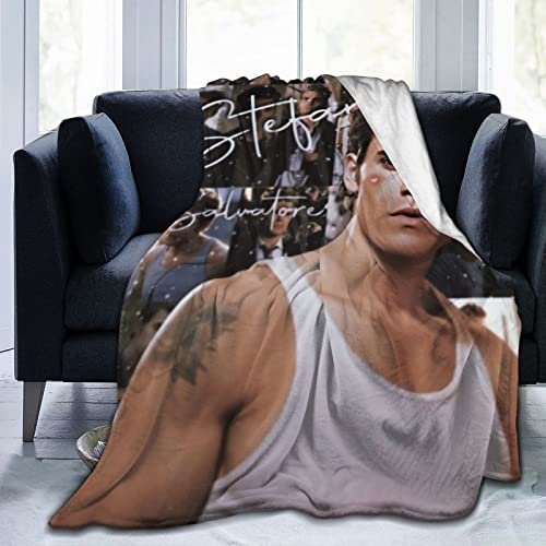 Kuschelige Plüsch-Decke Stefan Thow Salvatore Flanelldecke, Bettwäsche, warmes Fleece, weiche Decke für Sofa, Couch, Wohnzimmer, Büro, Auto, Camp, Stranddecken, 203,2 x 152,4 cm