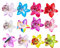 12PCS Hawaiian Flowers Hair Clips Colourful Bohemian Orchid Crocodile Hairpin for Lady Women Girls Bridal Wedding Party Beach Hair Style Accessories