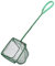 Uniclife 10/15/20/25 cm Aquarium Fish Net Fine Mesh Fish Catch Nets with Plastic Handle - Green (10 cm(4 Pcs))