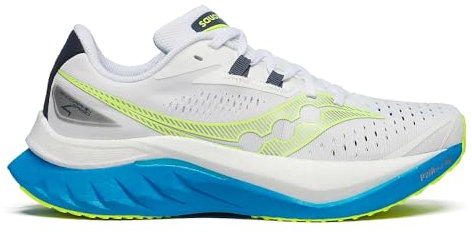 Saucony Damen Endorphin Speed 4 Sneaker, Weiß/Viziblue, 38.5 EU