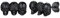 SILVERCUTE Silvercute Mens Black Stud Earrings Skull Jewellery See No Evil Hear No Evil Speak No Evil Halloween Earrings for Women Sterling Silver, 01.Stud Earrings-Black Plated