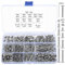 700 Pièces M4 Vis Boulons et Écrous, Vis à Tête Fraisée, Vis à Six Pans Creux Hexagonale Assortiment Kit, Vis à Tête Cylindrique à Six Pans à Tête Plate de Fixations pour Meubles Garage Domicile