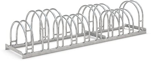 Bogenparker 5160 | Fahrradständer für 10 Fahrräder | beidseitige, abwechselnde Hoch-/Tiefeinstellung | Freiaufstellung, erweiterbar | Dreifke®