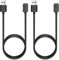 TiMOVO Cargador Compatible con Samsung Galaxy Fit 3, [2PZS] Cable de Carga Magnético USB Cargador de Reloj de Repuesto Carga Segura Accesorios para Samsung Galaxy Fit 3 SM-R390 Smartwatch, Negro