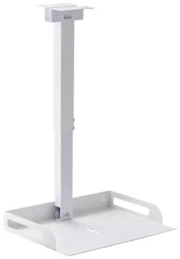 Xumh2024-3 Beamer Halterung Universal Projektor Hängende Halterung Wand Halterung Ablage Projektor Kamera Wand Halterung Projektor Platzierung Tisch Projektor Halterung(White,54-94CM)