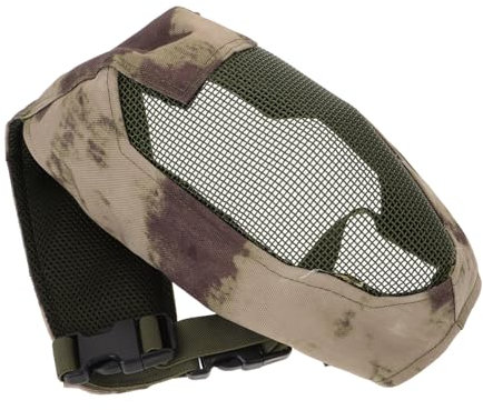 BESPORTBLE Outdoor Fencing Full Face Mask Einstellbare Schutzmaske Für Gesicht Metallnetz-vollmaske Für Sport Und Gefährlichen Situationen