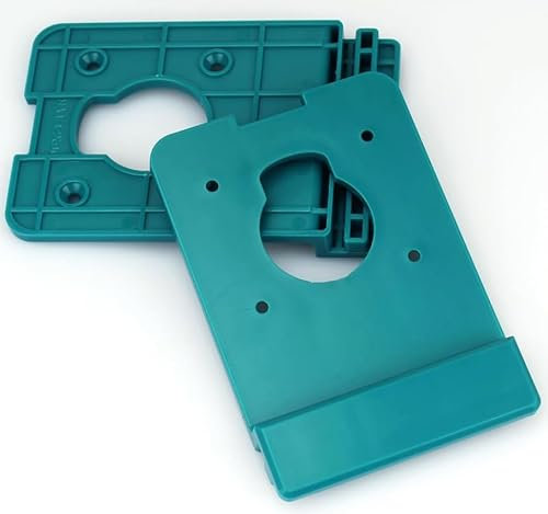 Guide Rail Adapter for Maki-ta Router Compatible with Fes tool Track Saw Guide Rail (2 PCS)