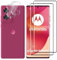 Lutree per Vetro Temperato Motorola Moto Edge 50 Fusion, 2+2 Pezzi 3D Pellicola Protettiva + Pellicola Fotocamera, 9H Vetro Protettivo Durezza, HD Anti-Graffio Senza Bolle Protezione Schermo