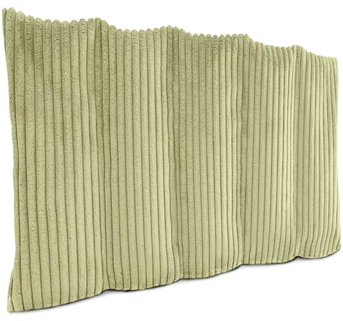 Amilian Körnerkissen 55x20 cm mit 100% Kirschkernen – Wärmekissen & Kältekissen für Mikrowelle, Backofen & Gefrierfach – ideal für Rücken, Schulter, Bauch & Nacken - Morgentau