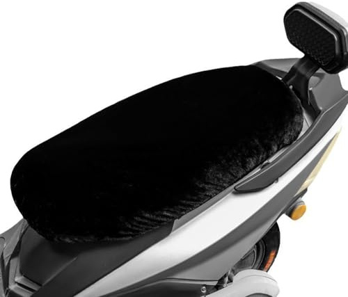 Protoence Motorrad Sitzabdeckung | Plüschiger Warmer Sitzbezug - Outdoor Ausrüstung Für Motorrad | Für Geländemotorrad, ATV, Abenteuer, Moped, Roller, Outdoor, Schnee Und Kaltes