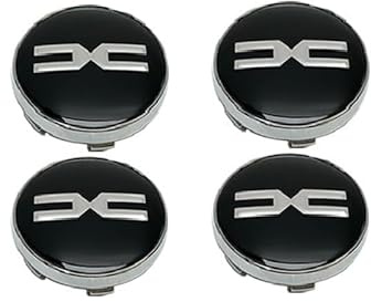 XIANTENG 4 Stück Radnabenkappen Felgendeckel für Dacia Sandero Iii Stepway 2022-2025, Wheel Caps Radnabenabdeckung Auto Radnaben Zubehör 60mm