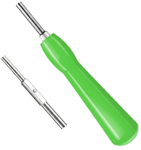 Gamebit-Schraubendreher 4.5mm & 3.8mm,Doppelendig Gamebit Schraubendreher Set,Sicherheits-Schraubendreher für Reparatur SNES, NES, N64,GameBoy,Magnetischer Schraubendreher(Grün)