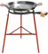 Garcima Mirador Plus Garten Paella Set – 60 cm Paella Pfanne Stahl poliert/400 + Gasbrenner