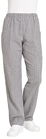 Leiber Kochhose schwarz/weiss Größe M