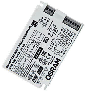 OSRAM elektronisches Vorschaltgerät (EVG), QUICKTRONIC PROFESSIONAL M, EVG LL/KLL non-DIM, QTP-T/E 1X18,2X18/220-240