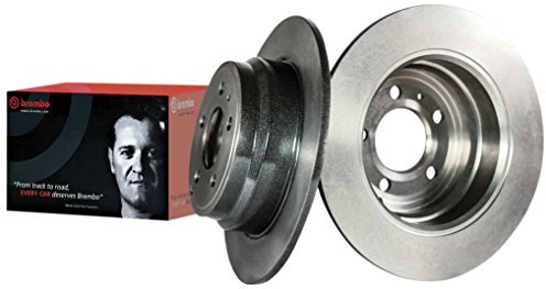 Brembo 09.A198.11 Hintere Bremsscheibe mit UV Lackierung, Anzahl 2