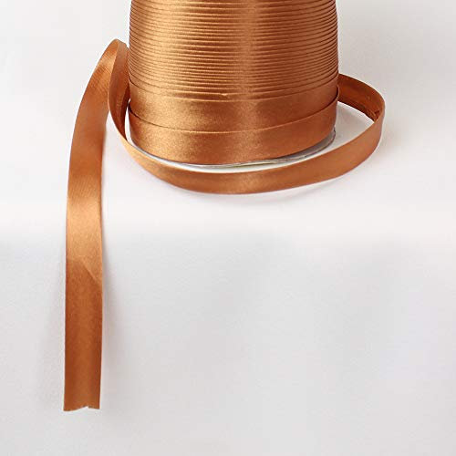 eventkauf Schrägband Rolle Satin 132m x 15mm (Bronze)