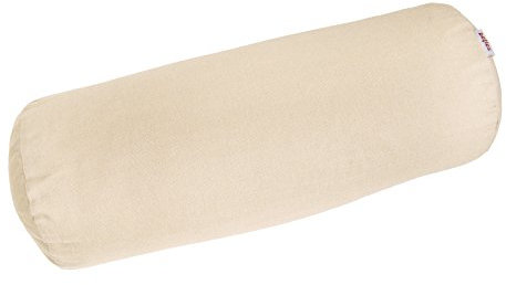 beties Farbenspiel Nackenrollenbezug ca. 15x40 cm - in interessanter Größen- und Farbauswahl - 100% Baumwolle für eine fröhlich Stimmung in Unifarben (Natur)