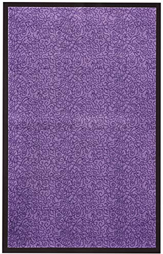 Zala Living Smart Fußmatte für Innen und Außen 58x180cm – Fussmatte Schmutzfangmatte Einfarbig Türmatte Waschbar & Wetterfest, rutschfest für Eingangsbereich & Außenbereich – Violett