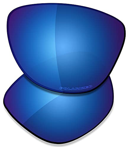 Saucer Premium Replacement Lenses for Oakley Frogskins OO9013 Sunglasses High Defense - Midnight Blue Polarized