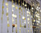 FlavorThings Goldener Perlenvorhang, 91 cm breit x 1,8 m lang, Türschnurvorhang, Wandpaneel, Fransen, Fenster, Raumteiler, Rollo für Hochzeit, Kaffeehaus, Restaurant, Teile, Kristalldekoration