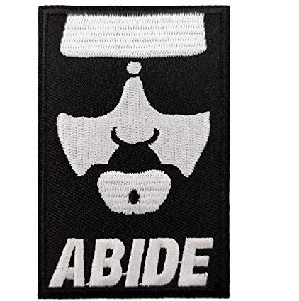 Bestickter Aufnäher zum Aufbügeln oder Aufnähen, Motiv: Horror Comedy Film Big Lebowski Kult