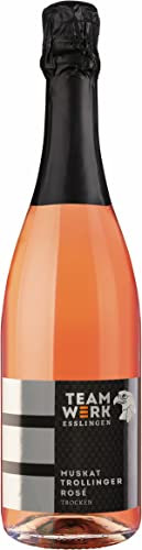 Württemberger Sekt/Secco/Perlwein/Bowlen Esslinger Schenkenberg Muskattrollinger rosé Sekt trocken (1 x 0.75 l)