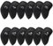 Craftsman Golf Left Handed 12pcs Thick Synthetic Leather Golf Iron Head Covers Set Headcover Fit All Brands (Black with Silver No. For Left Hand)