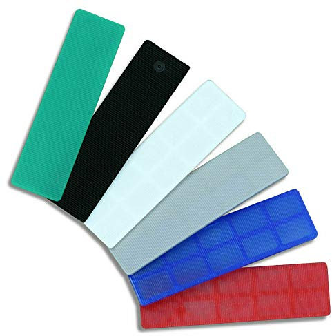 Window Glazing Glass Flat Plastic Packers 100mm x 28mm Several Sizes Available (1000, Mixed Bag)