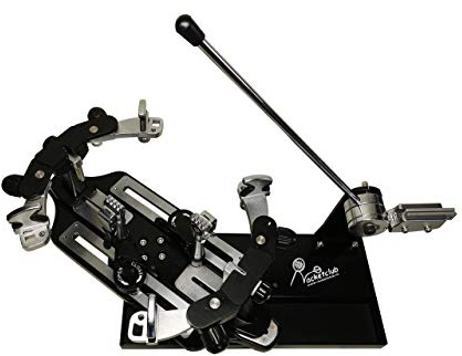 Pro 2 Racketclub Hebelmaschine mit komplettem Werkzeugset für Tennis, Badminton und Squashrackets