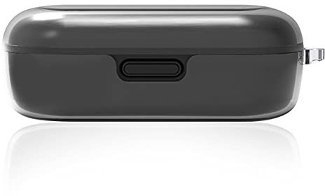 GIOPUEY Hülle für Bose Soundsport Free, Transparent TPU Stoßfeste Schutzhülle, Ultradünn, Kein Geruch, Bose Soundsport Free Hülle Silikon - Transparent