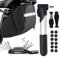 MASPODER Bolsa Bicicleta Sillin, Kit Herramientas Bicicleta, con Bomba de Aire Bicicleta Portatil, Kit Parches Bicicleta Autoadhesivo Reparación Neumáticos para MTB Bici Carretera Montaña (BASIC PLUS)
