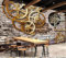 Papier peint Papier peint mural 3d de bar de restaurant de vitesse de vent industriel Fresque murale -400cmx280cm