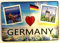 Deutschland, Germany,Souvenir,Kühlschrankmagnet,Reiseandenken,Geschenkartikel,Ferien