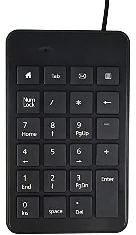 Kabelgebundene Ziffernblock, ultradünner Ziffernblock mit 23 Tasten für iMac/Mac Pro/MacBook Pro/MacBook Air/Laptop/Desktop-PC